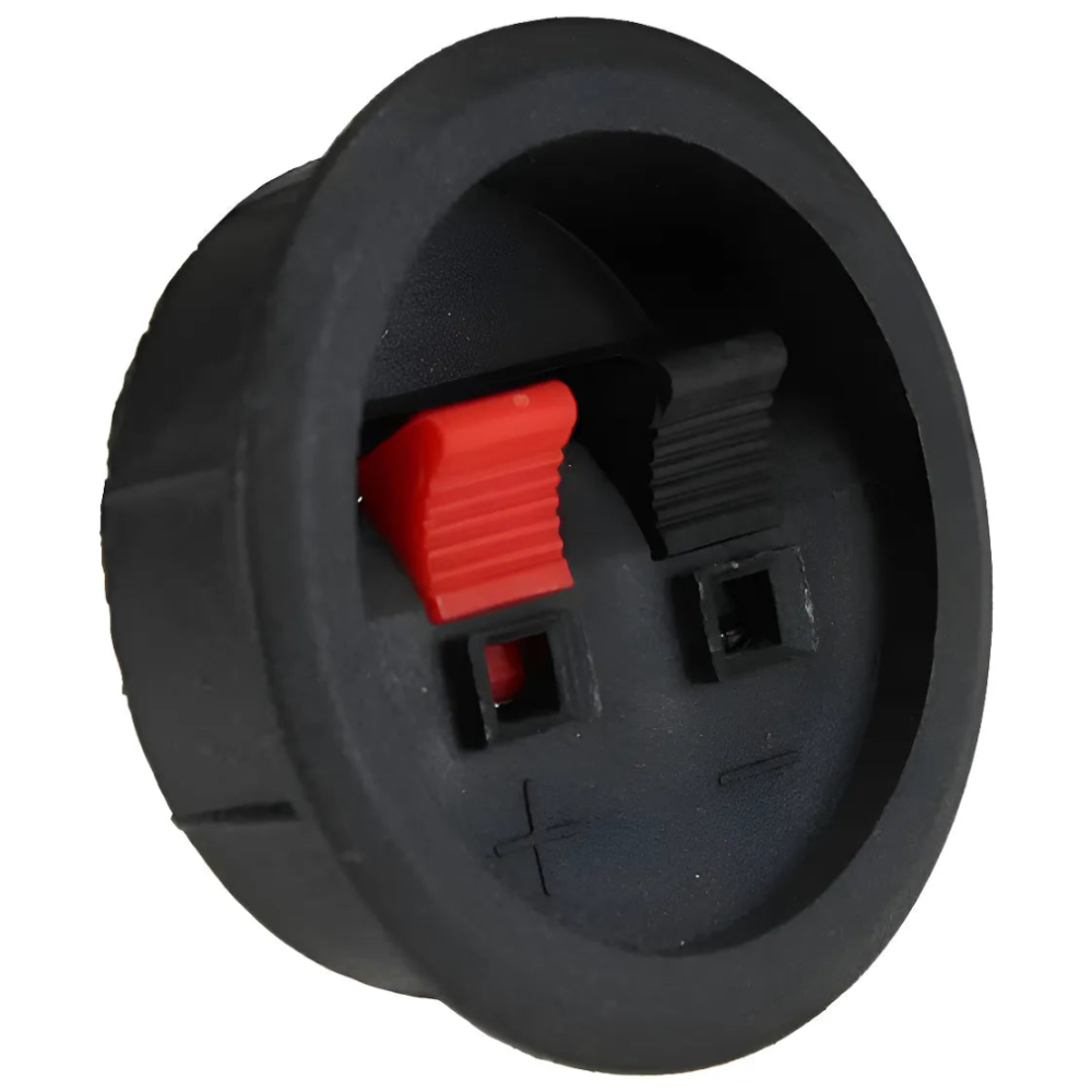 Conectores Borne Redondo 1v Pressão 5,4cm Preto
