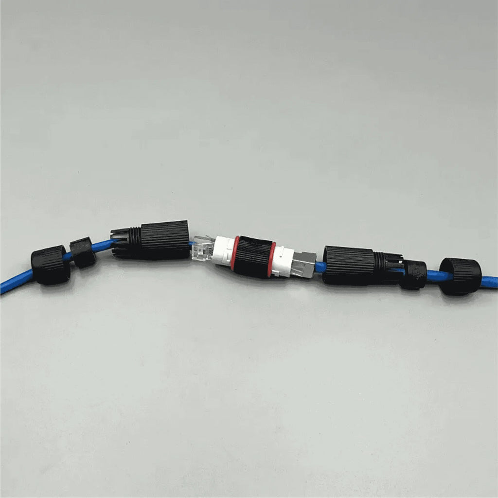 Adaptador Emenda RJ45 Femea/Femea a prova d`gua ip67 DLT