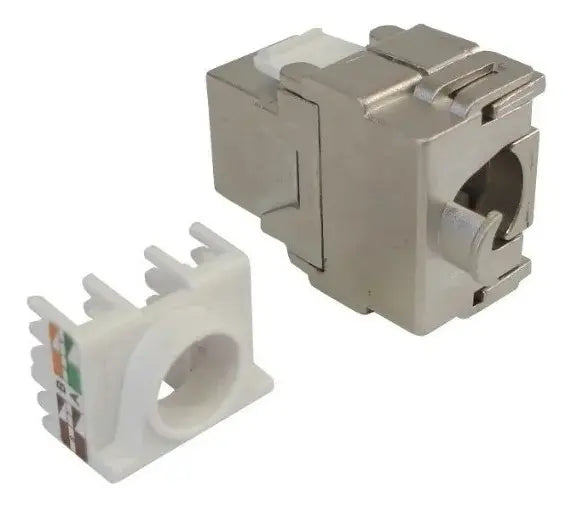 Keystone Cat6A Blindado Conectore Fêmea RJ45 Seclan