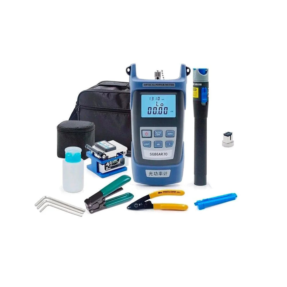 Kit P/ Fibra Óptica 15 Ferramentas Profissional