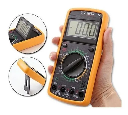 Multímetro Digital Dt-9205a Com Cabos E Bateria