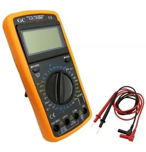 Multímetro Digital Dt-9205a Com Cabos E Bateria