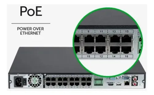 NVR 16 Canais Gravador Digital de Video INVD 3016-P Intelbras
