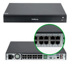 NVR 16 Canais Gravador Digital de Video INVD 3016-P Intelbras