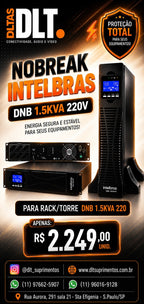 Nobreak 1.5kva Para Rack/torre Dnb 1.5kva 220 RT Intelbras