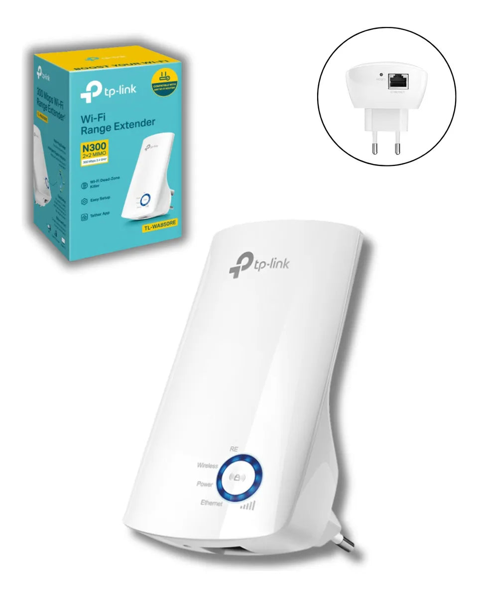 Repetidor De Sinal Tl-wa850re Wi-fi 300mbps Branco Tp-link