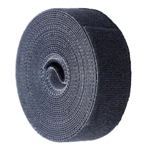 Abracadeira Velcro Dupla Face Rolo 3 Metros Preto