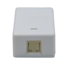 Caixa De Sobrepor Para Rj45, (Surfacebox) C/1  Saidas