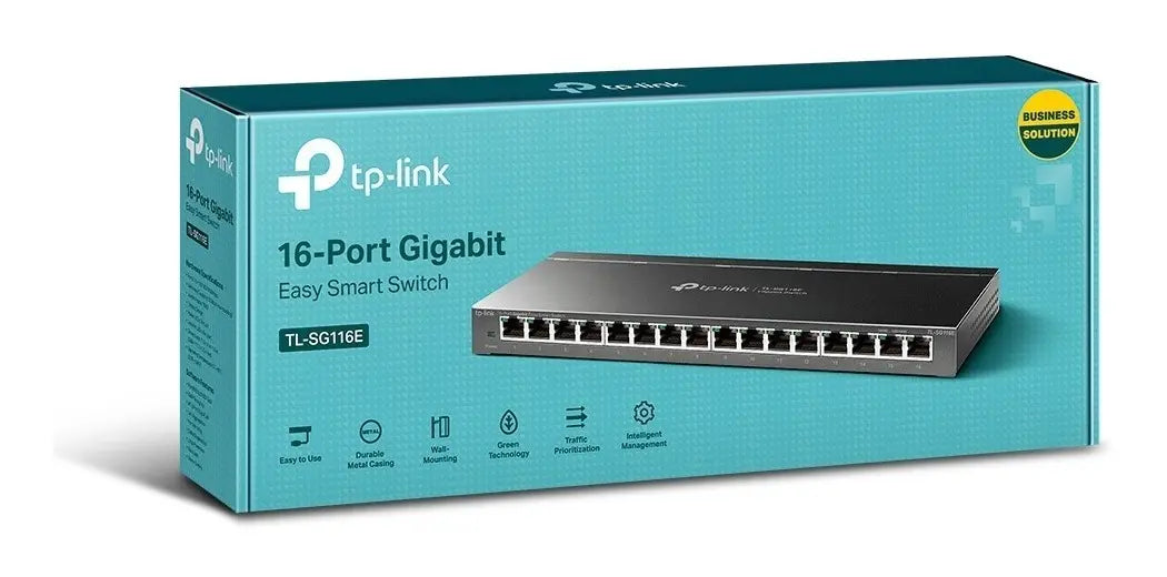 Switch 16 Portas Gigabit Easy Smart Switch TL-SG116E