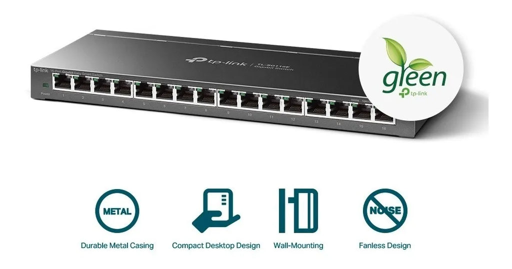 Switch 16 Portas Gigabit Easy Smart Switch TL-SG116E