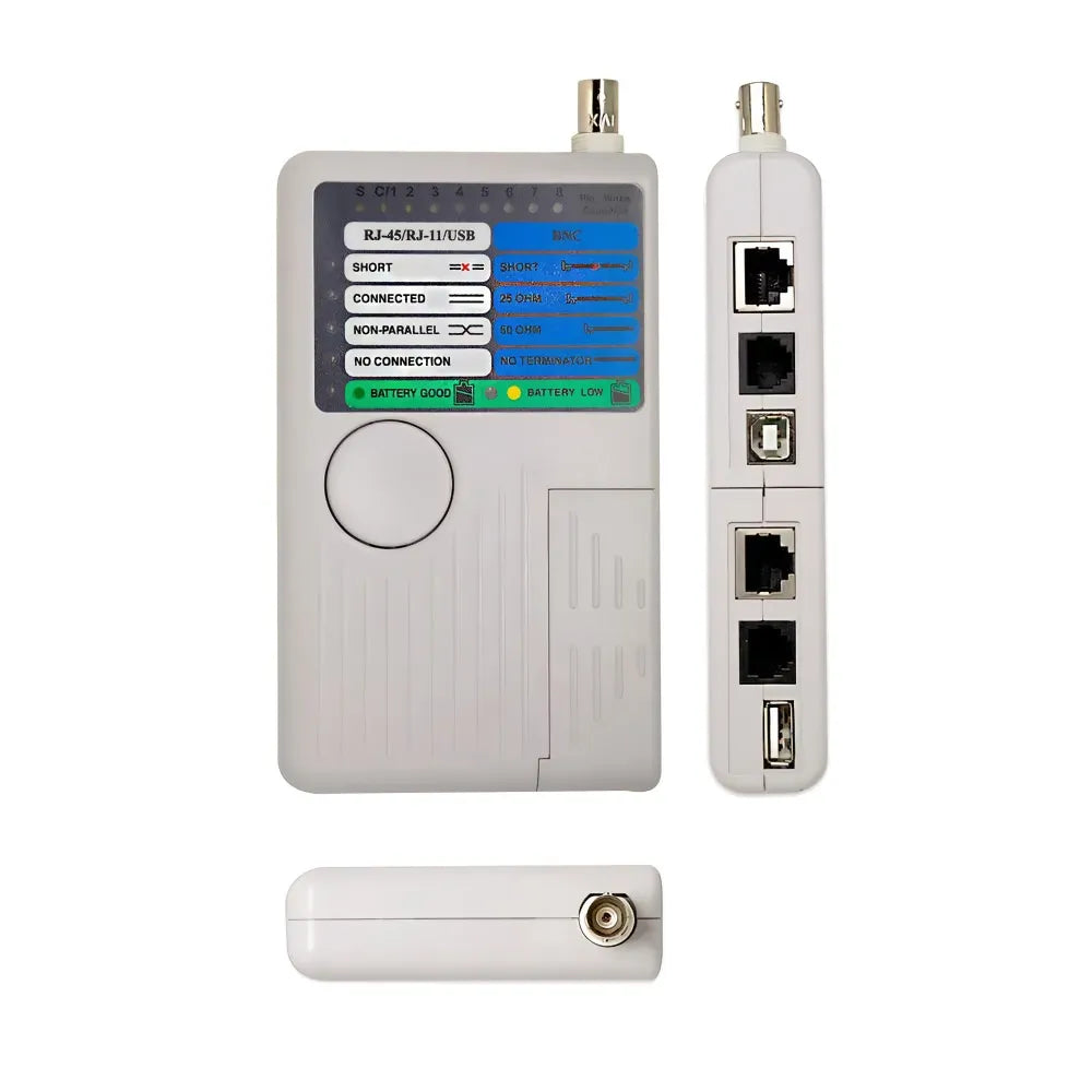 Testador de cabos Rede / USB / BNC