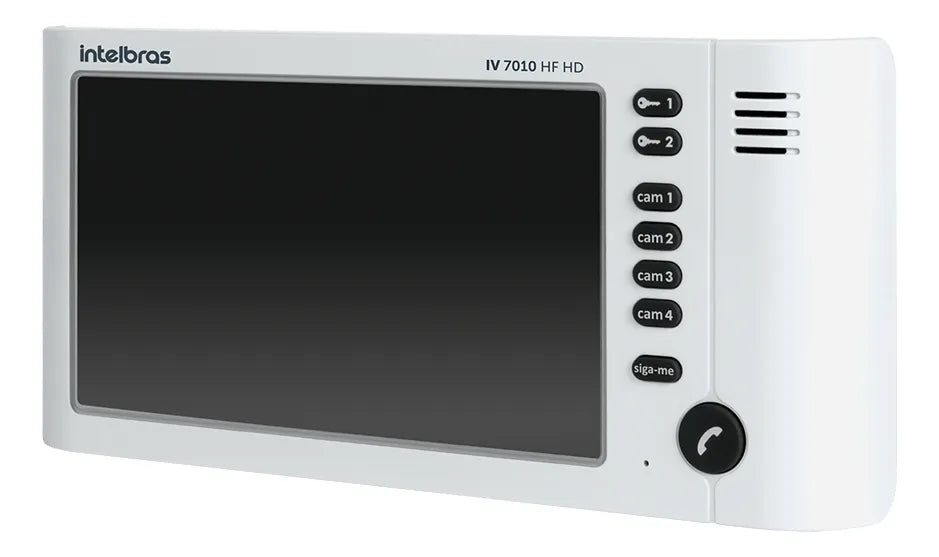 Módulo Interno Videoporteiro Intelbras Iv 7010 Hf Hd Branco