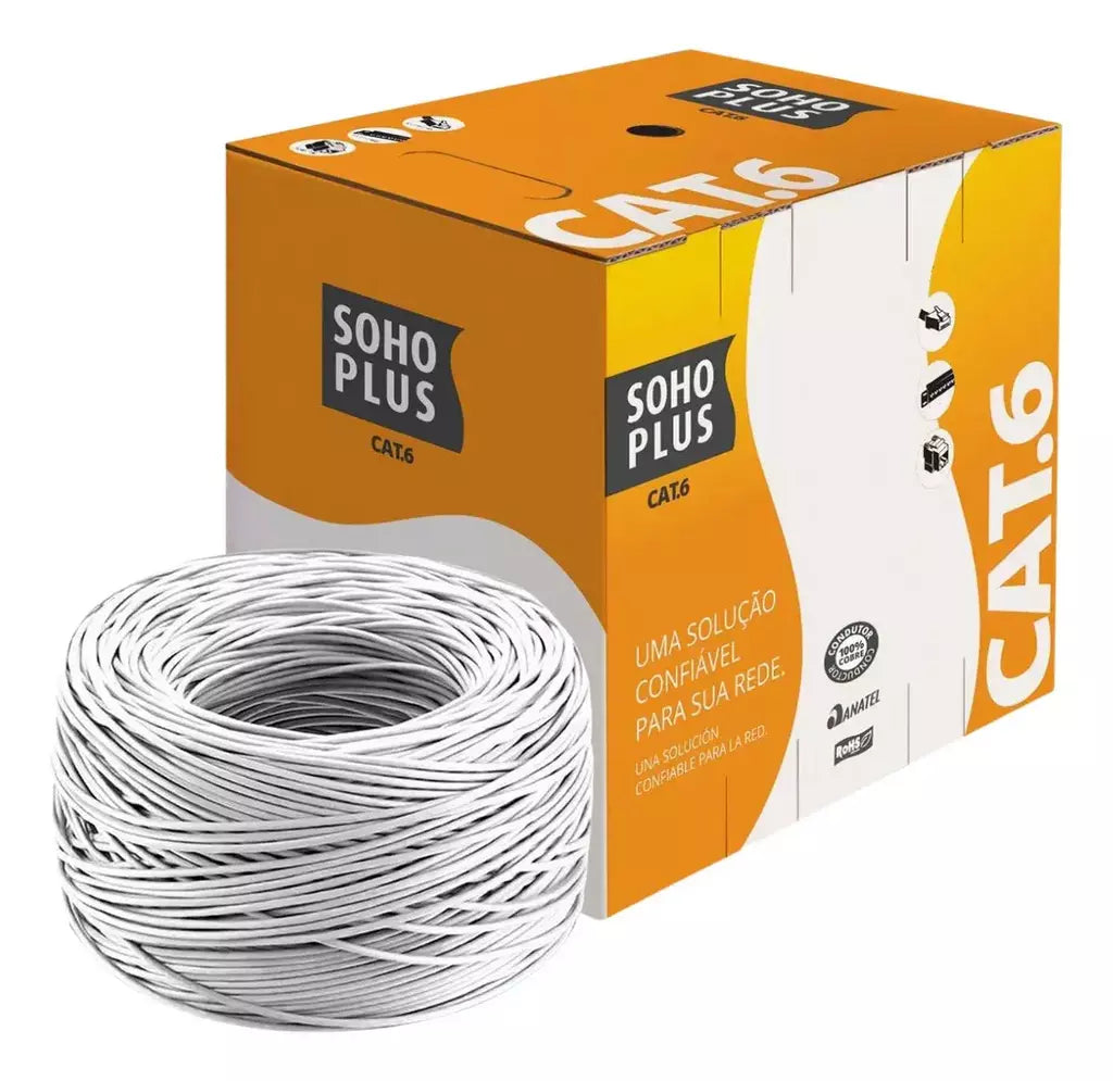 Caixa de cabo Cat6 305m Soho Plus Furukawa