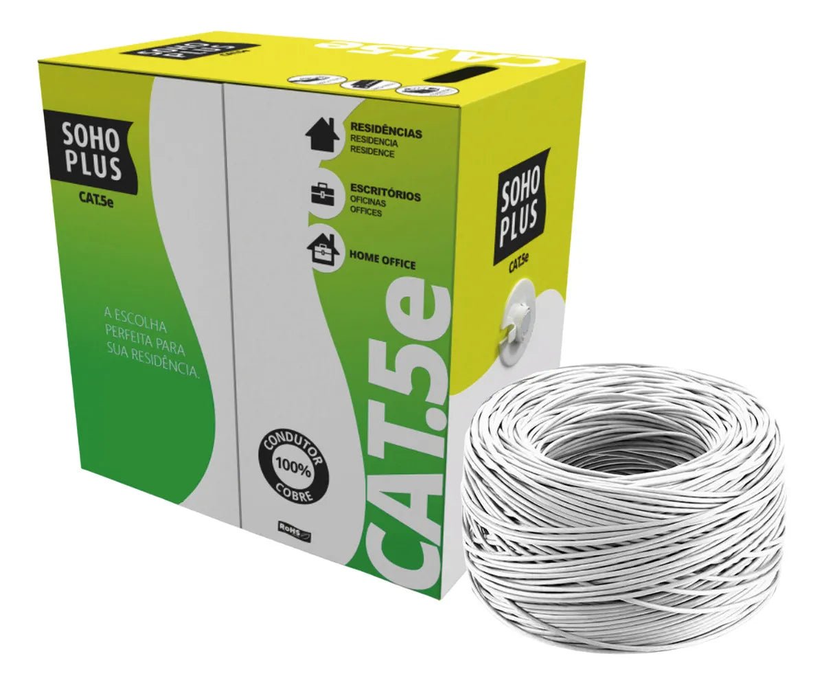 Caixa de cabo CAT5e 305m Soho Plus Furukawa